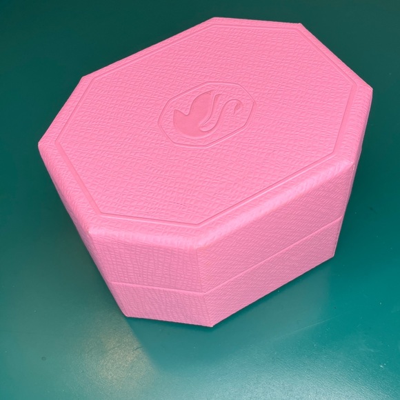 Swarovski Lucent Pink Ring Magnetic Rhodium Plated 5.5 NIB - Picture 13 of 16